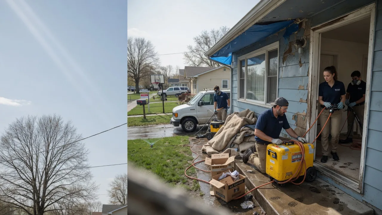 Basement Flood Cleanup in Mowrystown, OH near me